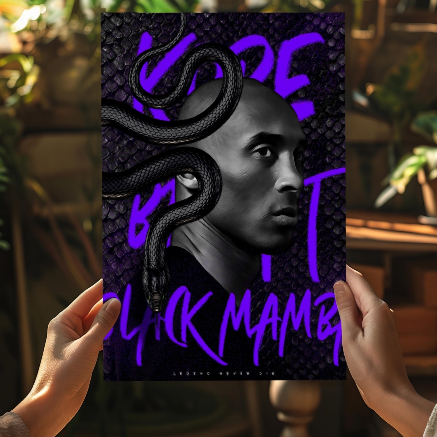 Kobe Bryant Aluminum Print