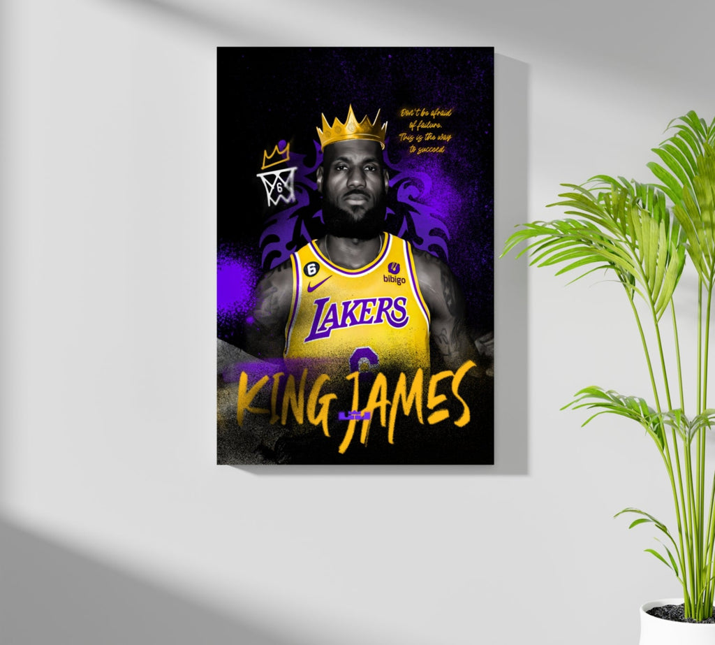 King James Aluminum Print