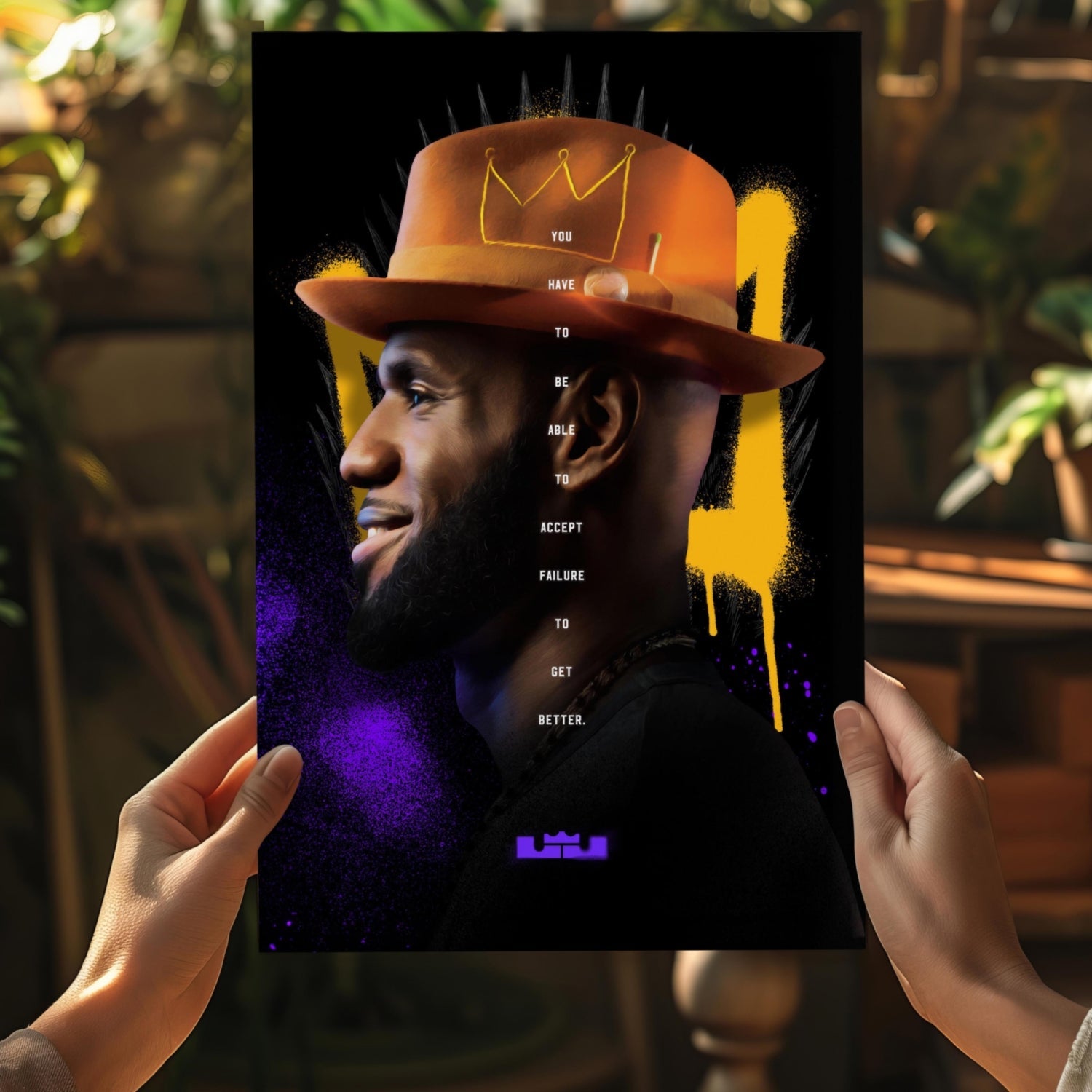 King James Aluminum Print