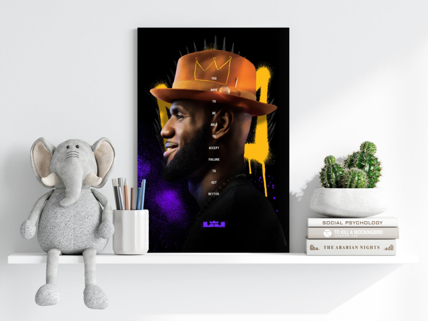 King James Aluminum Print