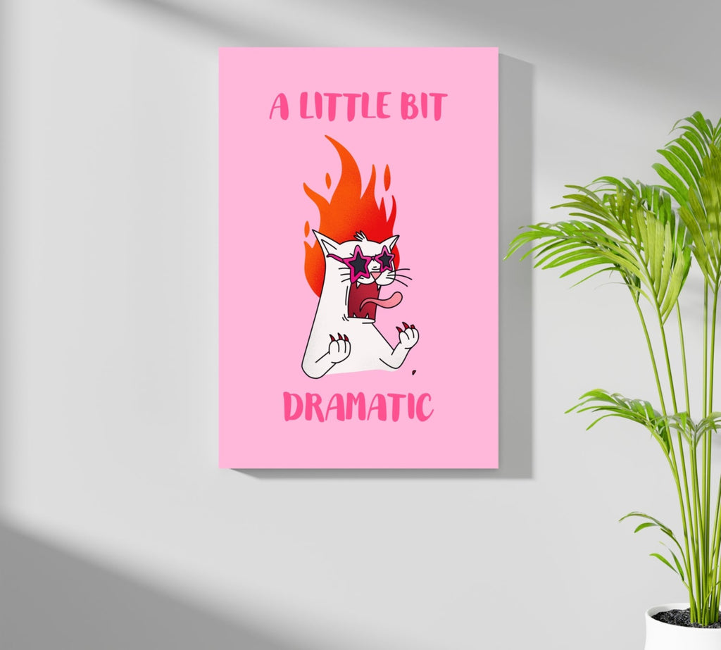 A Little Bit Dramatic Aluminum Print