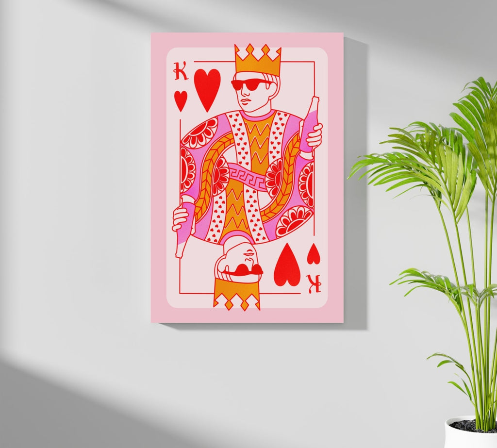 Heart King Aluminum Print