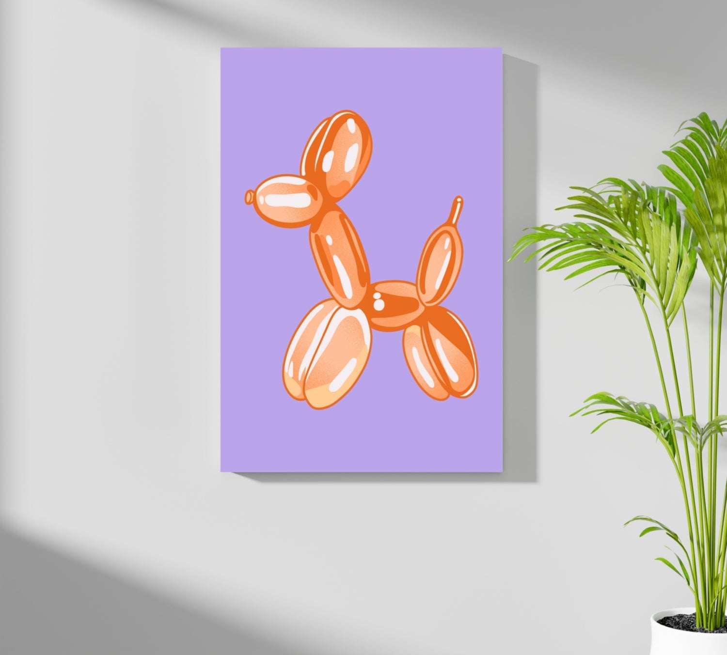 Balloon Dog Aluminum Print