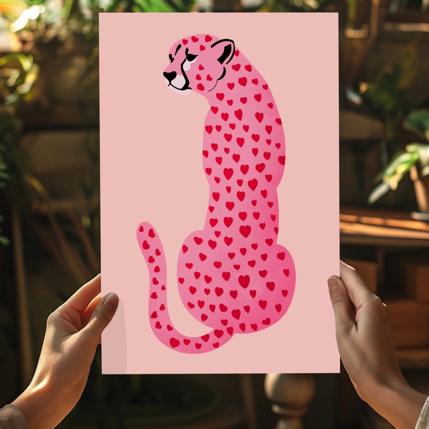 Cheetah Aluminum Print