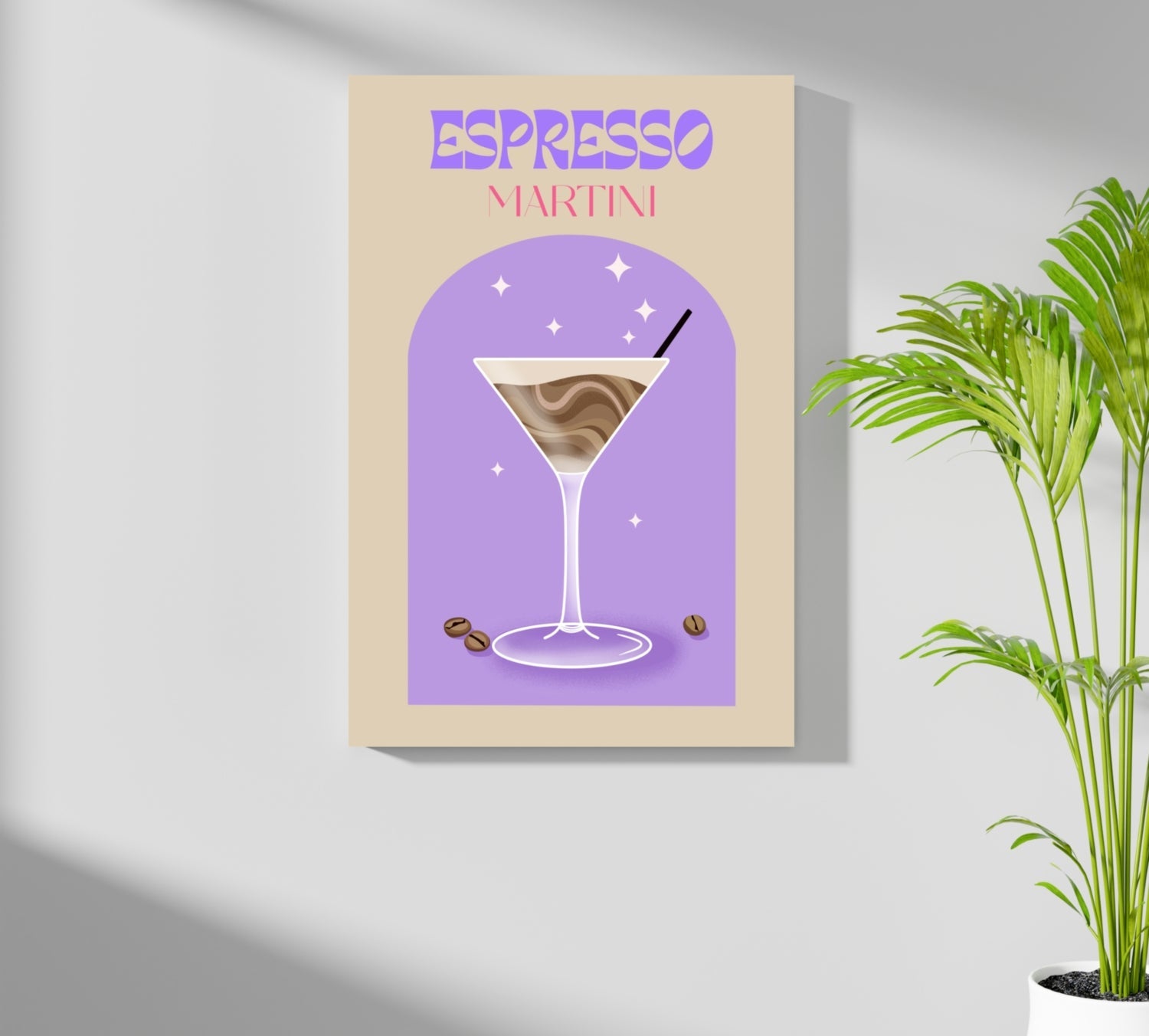 Espresso Martini Aluminum Print