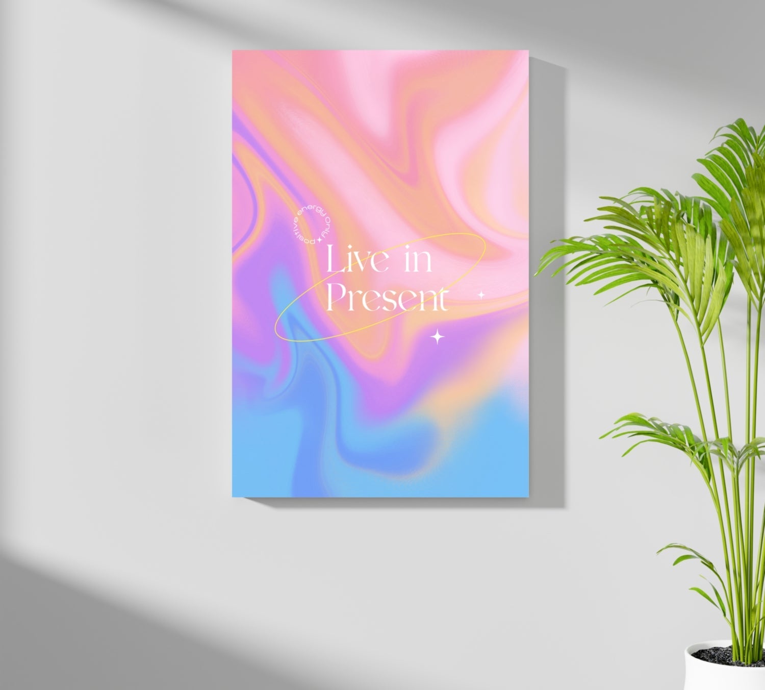 Live In Present Aluminum Print