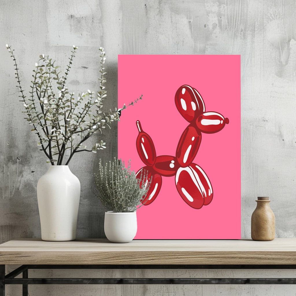 Balloon Dog Aluminum Print