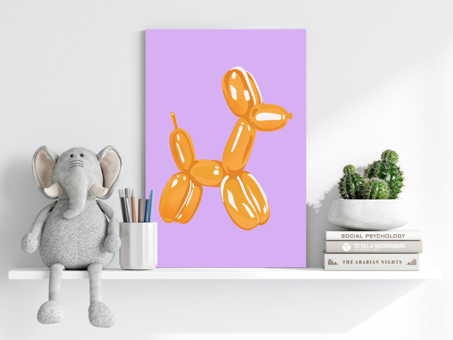 Balloon Dog Aluminum Print