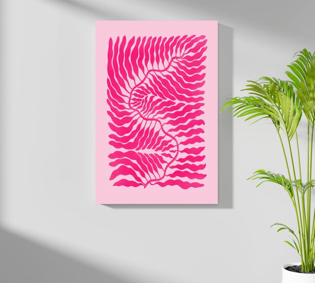 Abstract Flower Aluminum Print
