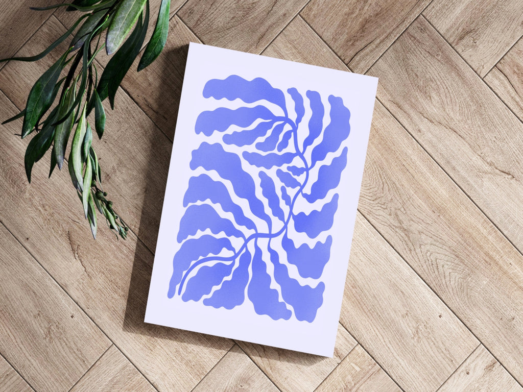 Abstract Flower Aluminum Print