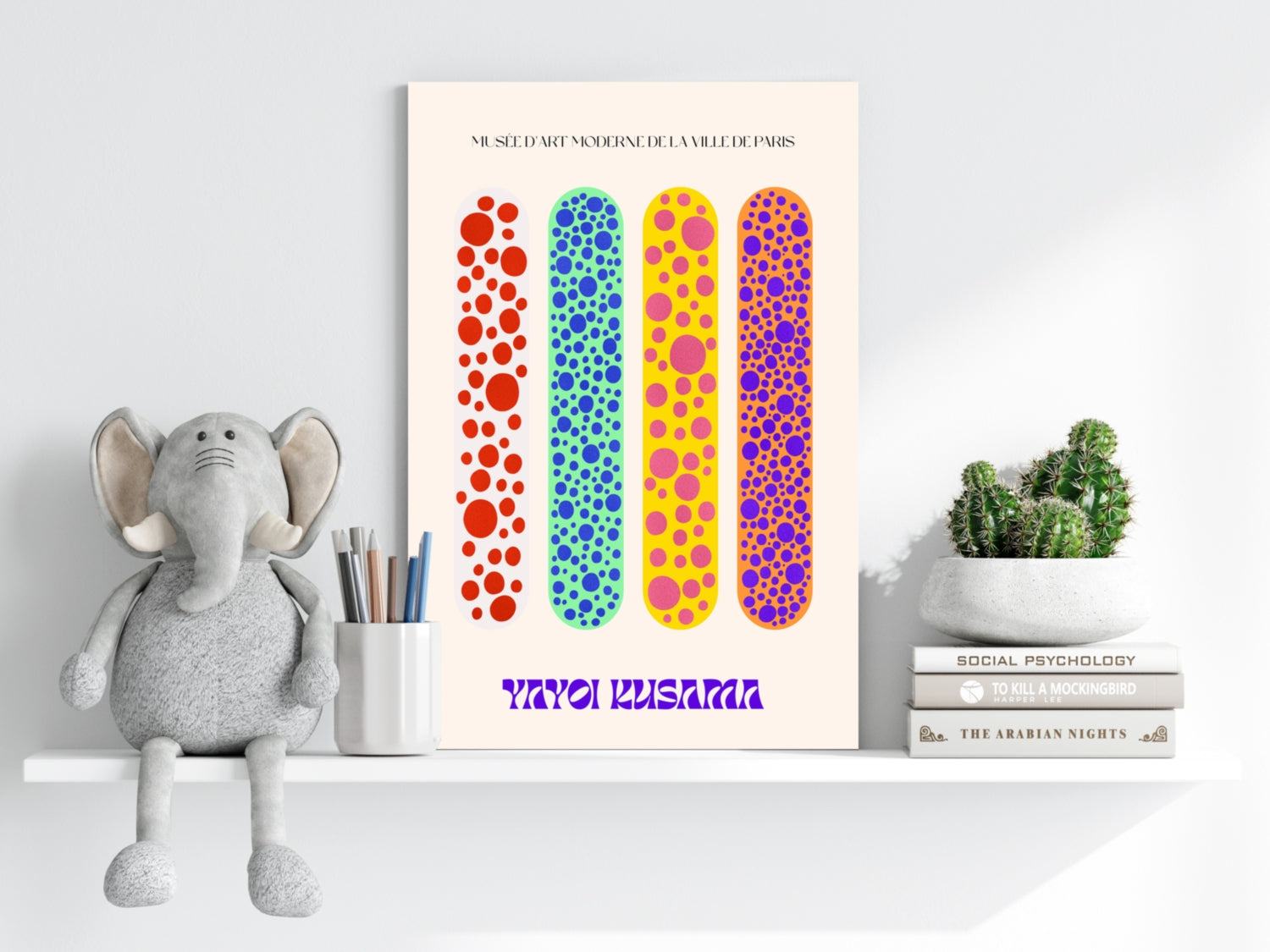 Yayoi Kusama Aluminum Print