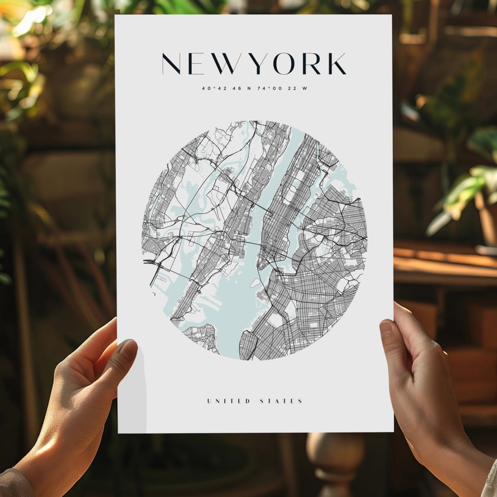 New York V2 Aluminum Print