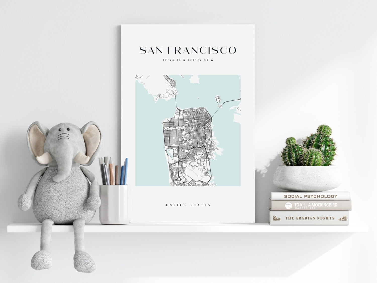 San Francisco V3 Aluminum Print
