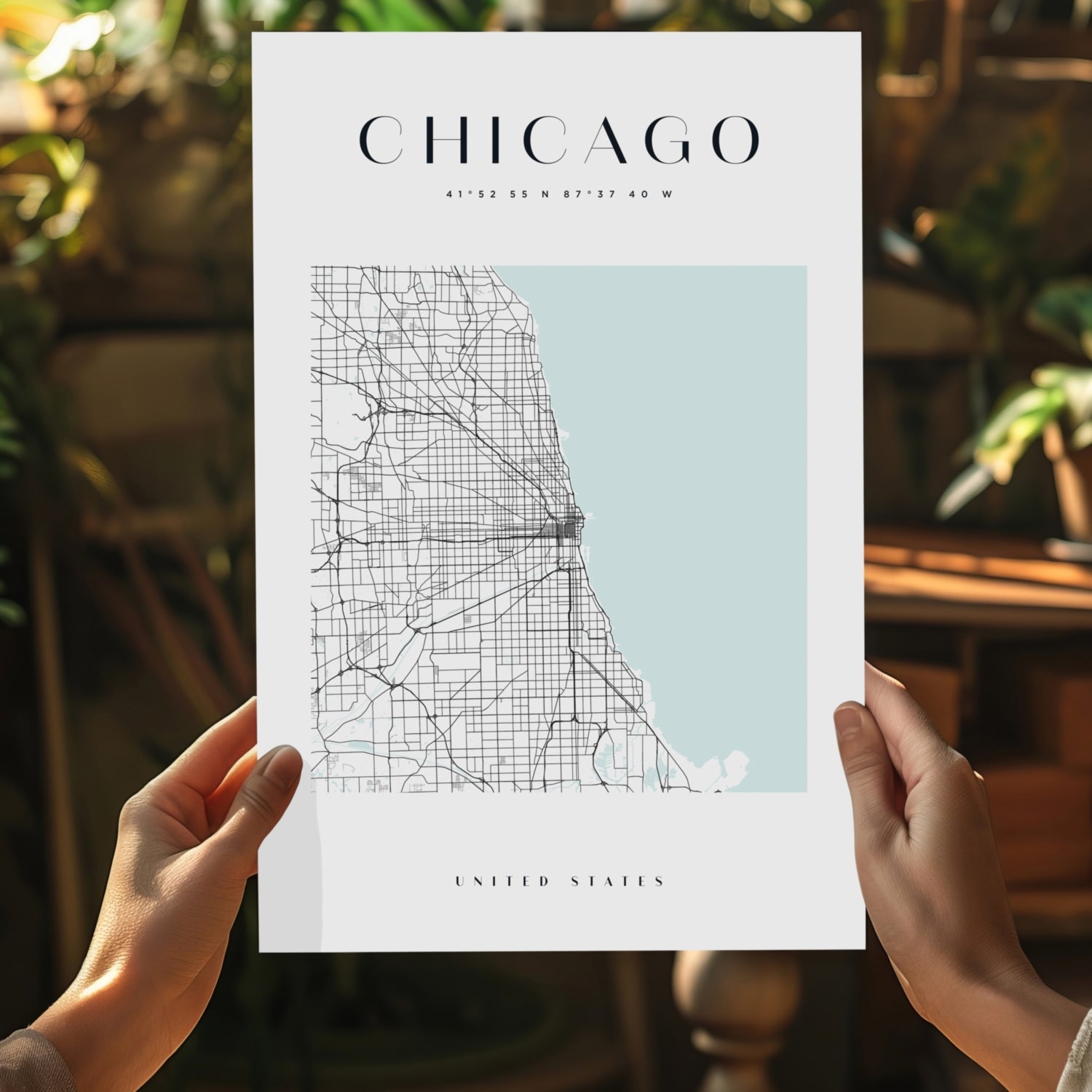 Chicago V3 Aluminum Print