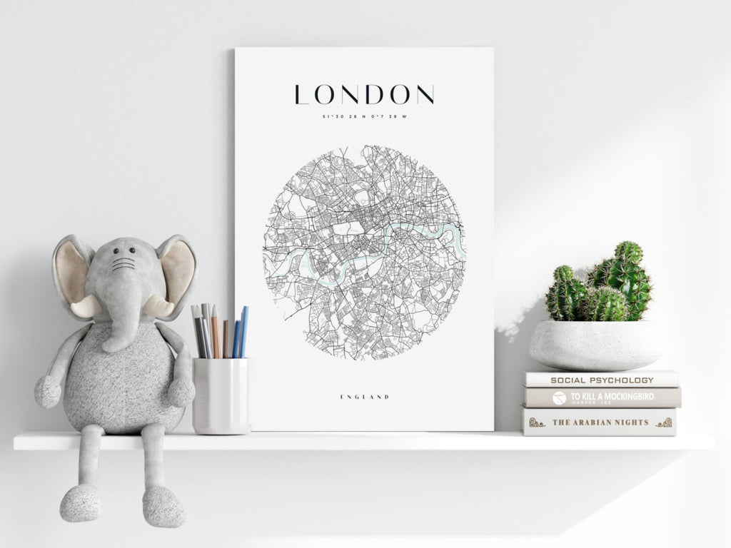 London V2 Aluminum Print