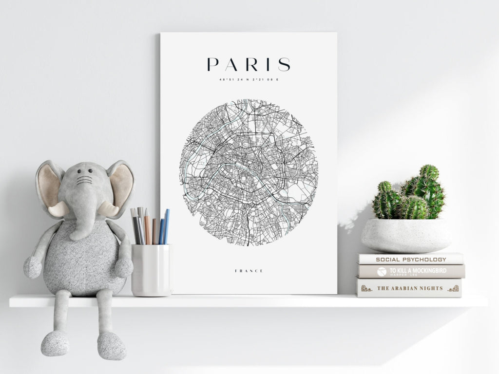 Paris V2 Aluminum Print