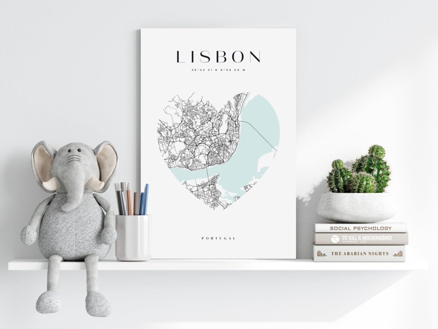 Lisbon V1 Aluminum Print