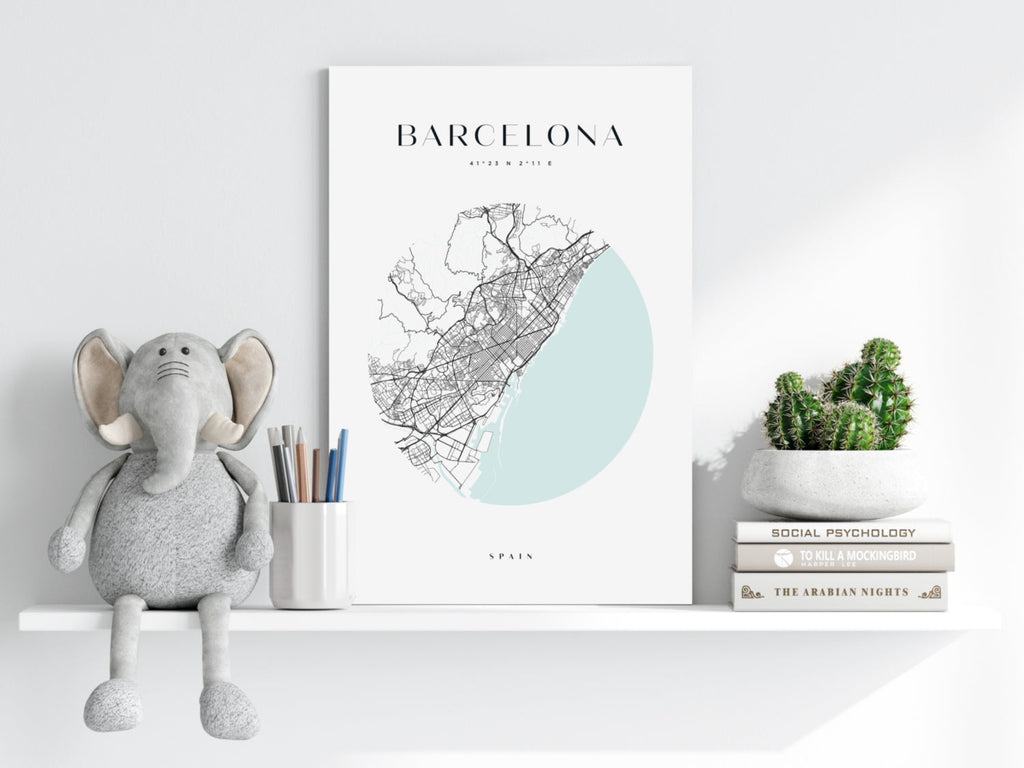 Barcelona V2 Aluminum Print