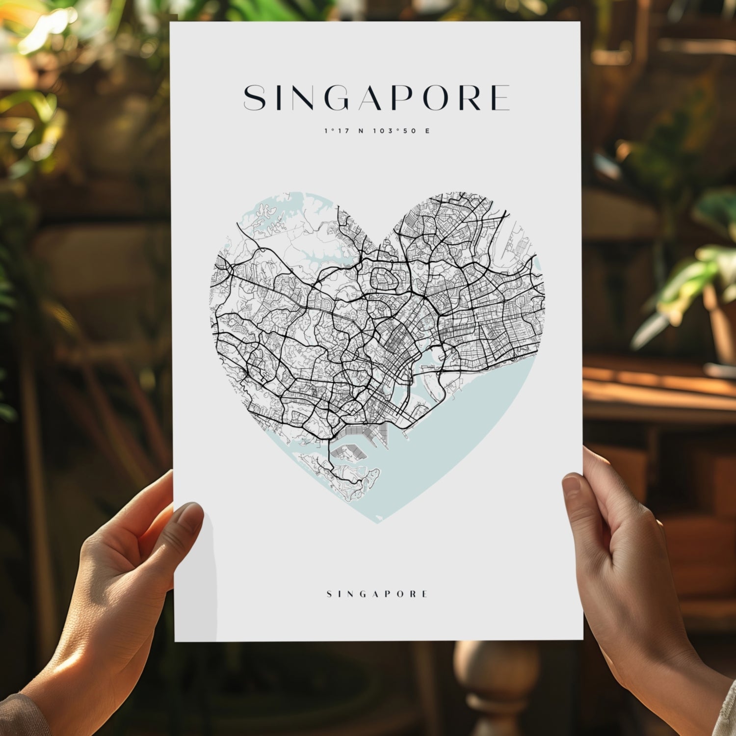 Singapore V1 Aluminum Print