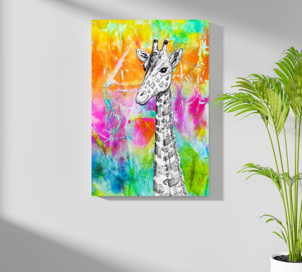 Giraffe Aluminum Print