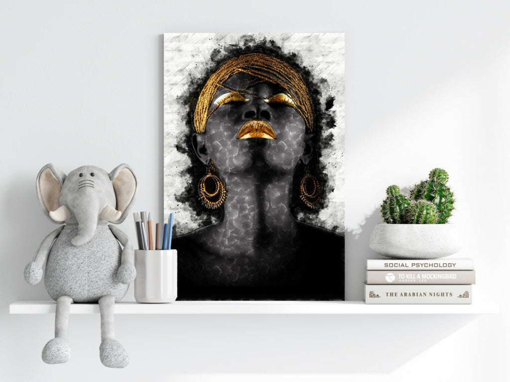 Woman Aluminum Print