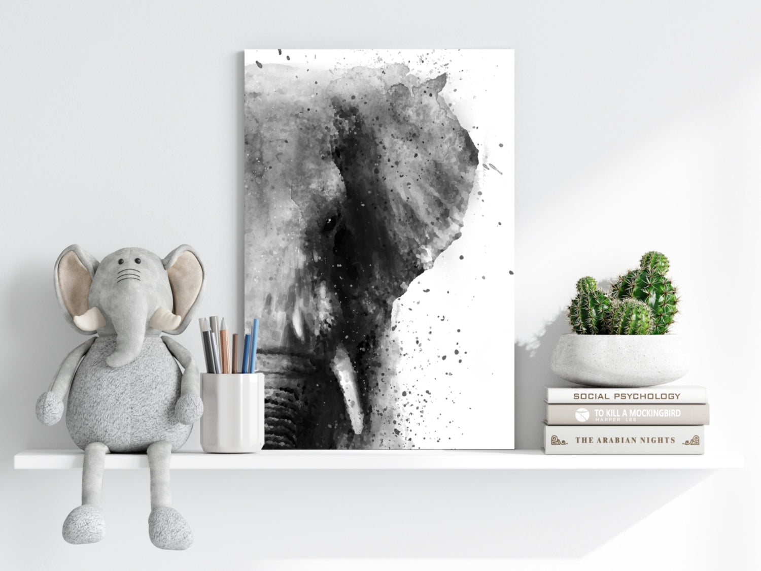 Elephant Aluminum Print