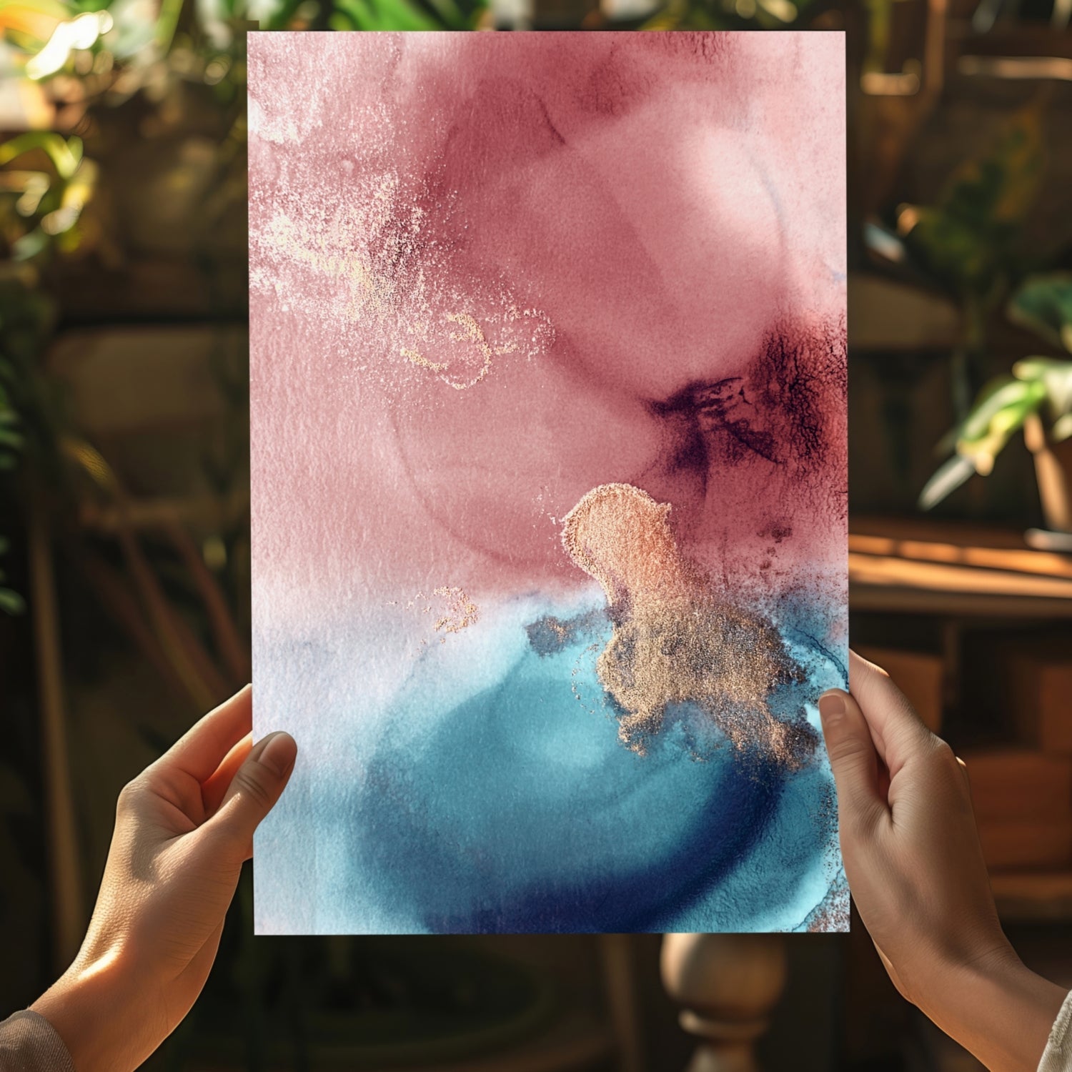 Abstract Aluminum Print