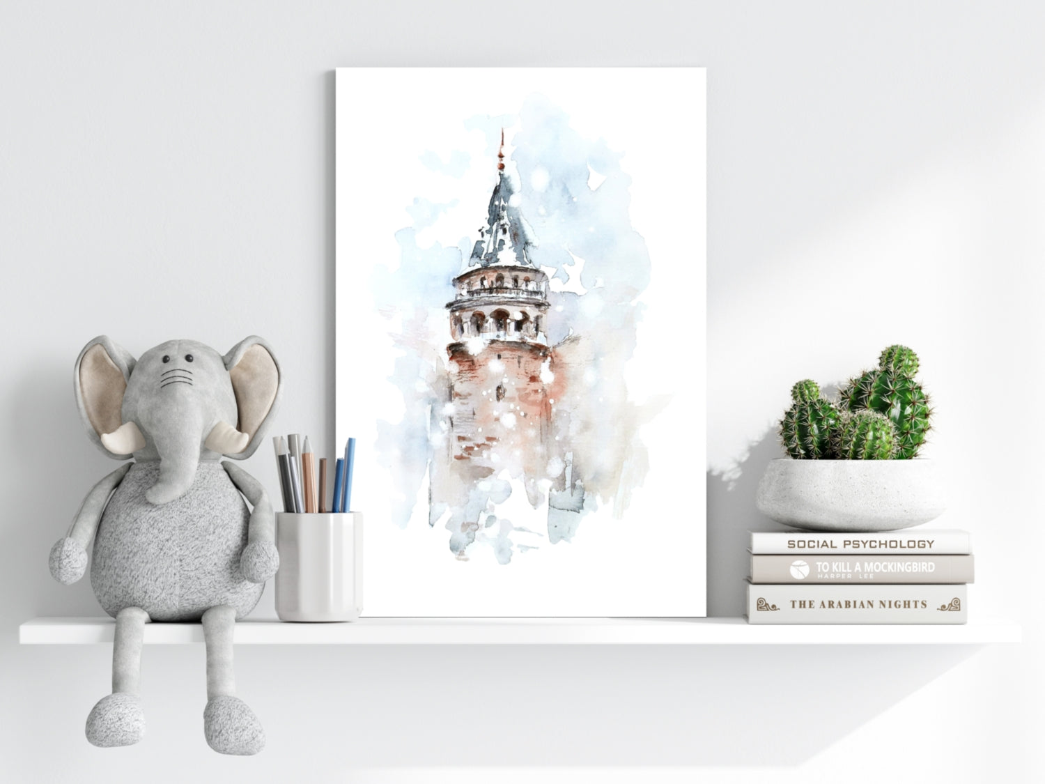 Galata Tower Aluminum Print