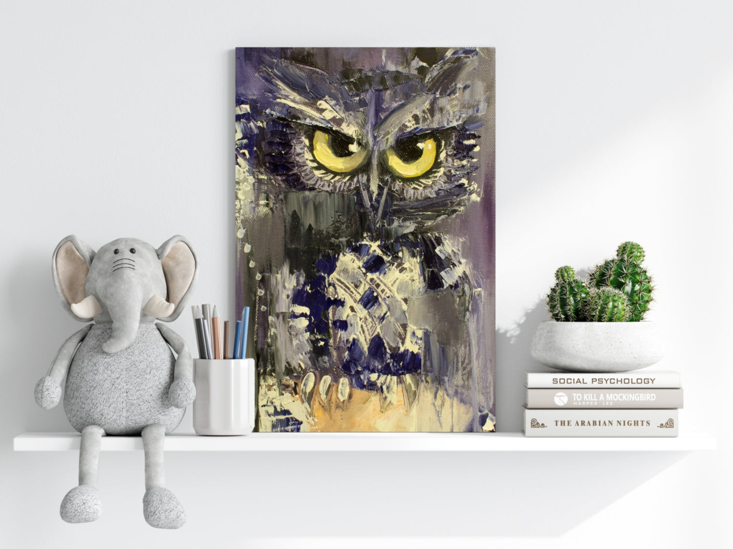 Owl Aluminum Print