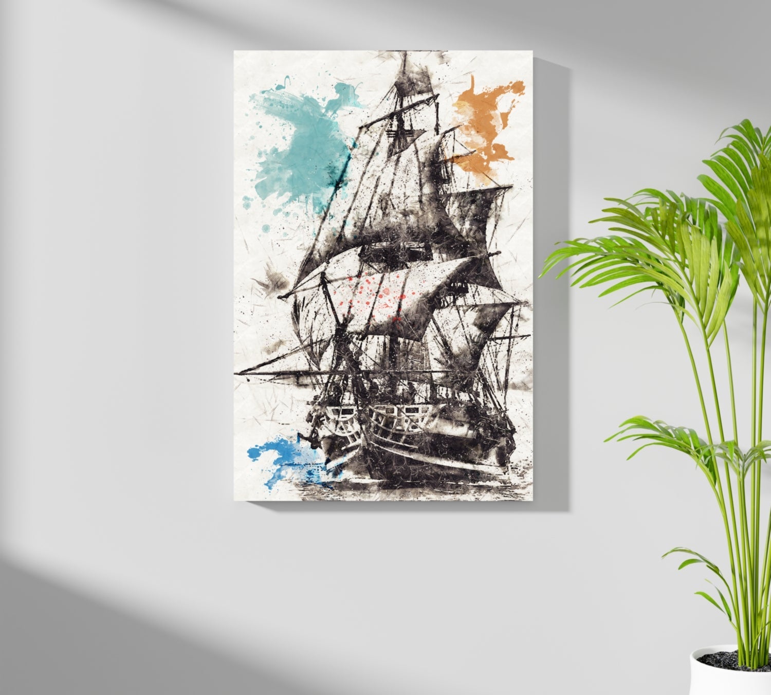 Ship Aluminum Print