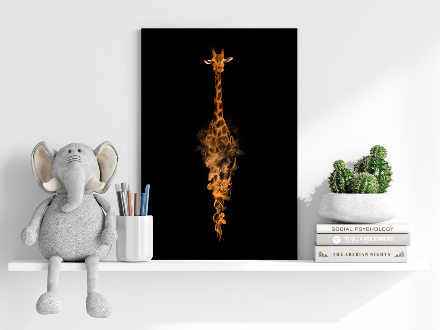 Giraffe Aluminum Print