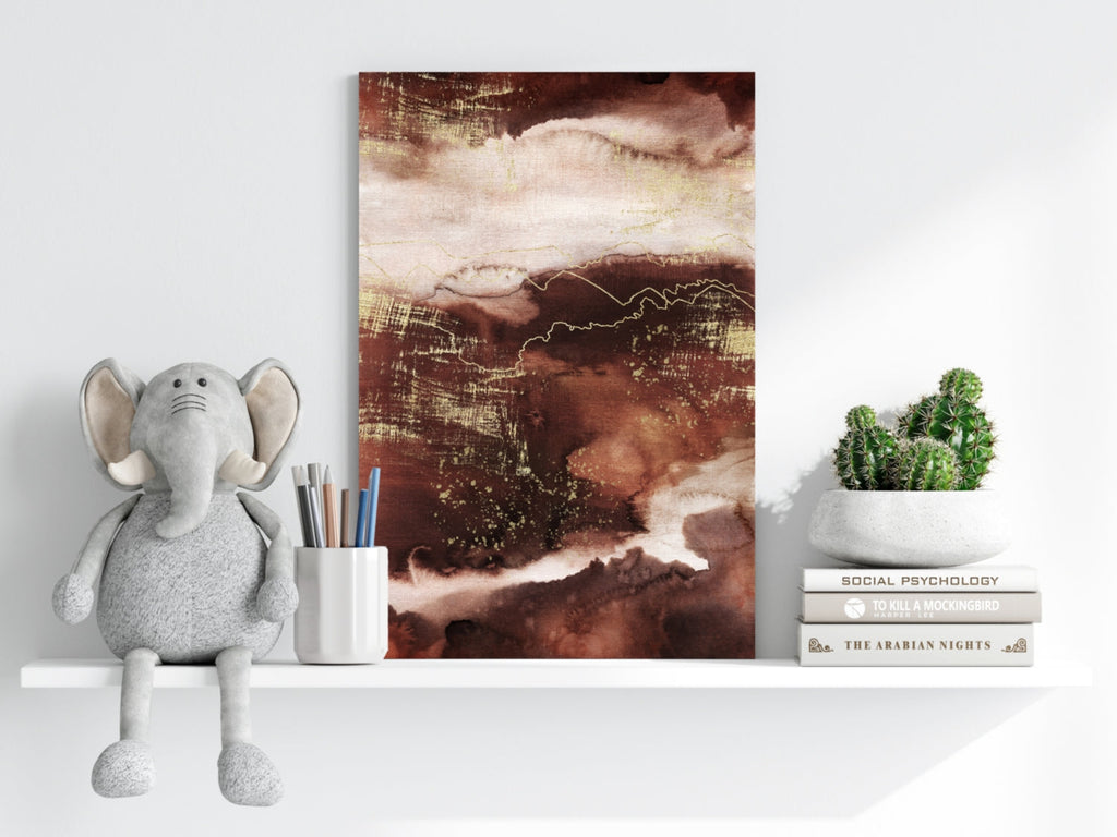 Abstract Terra Aluminum Print