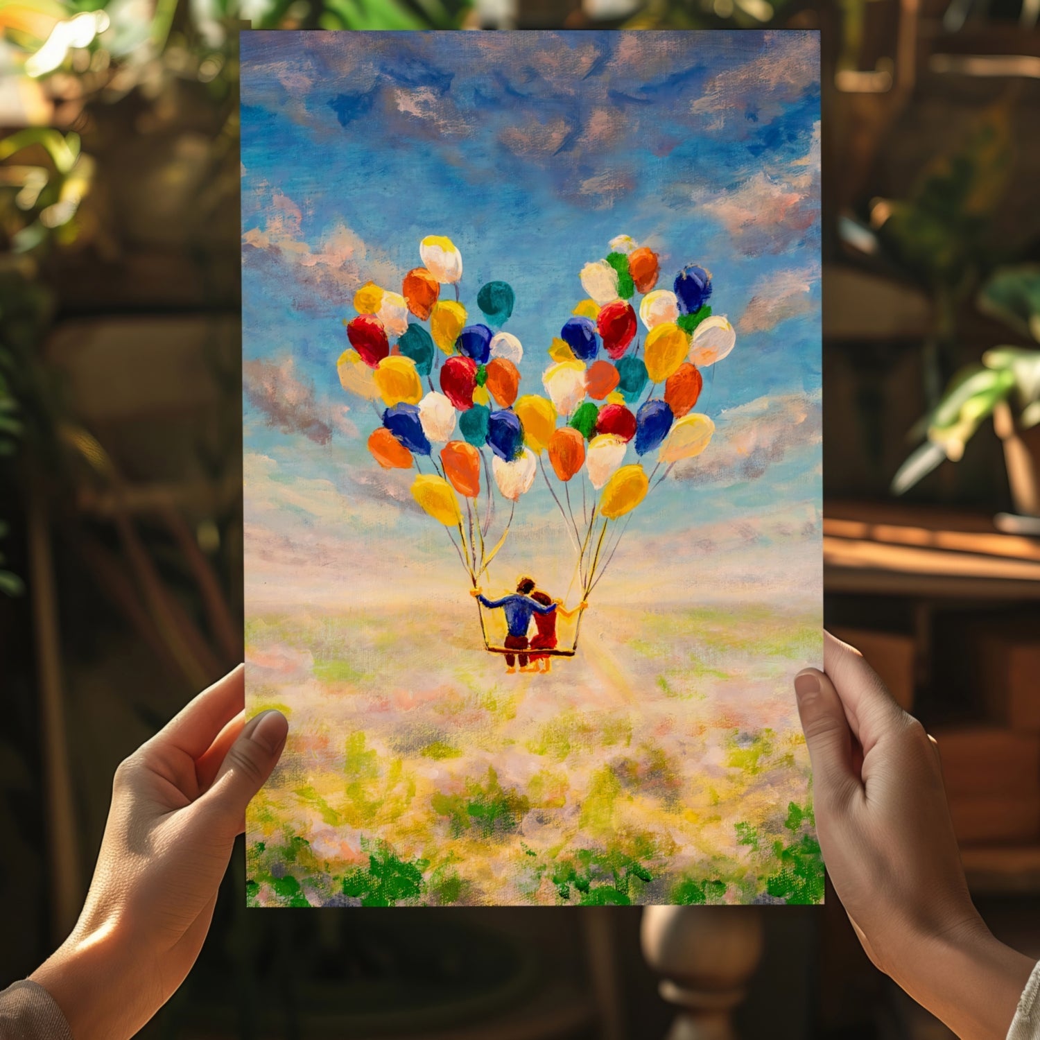 Balloons Aluminum Print