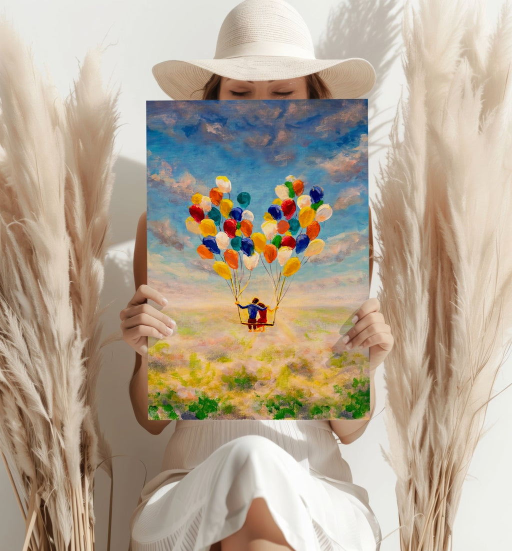 Balloons Aluminum Print