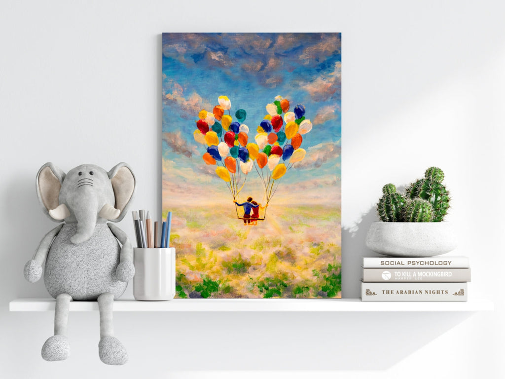 Balloons Aluminum Print