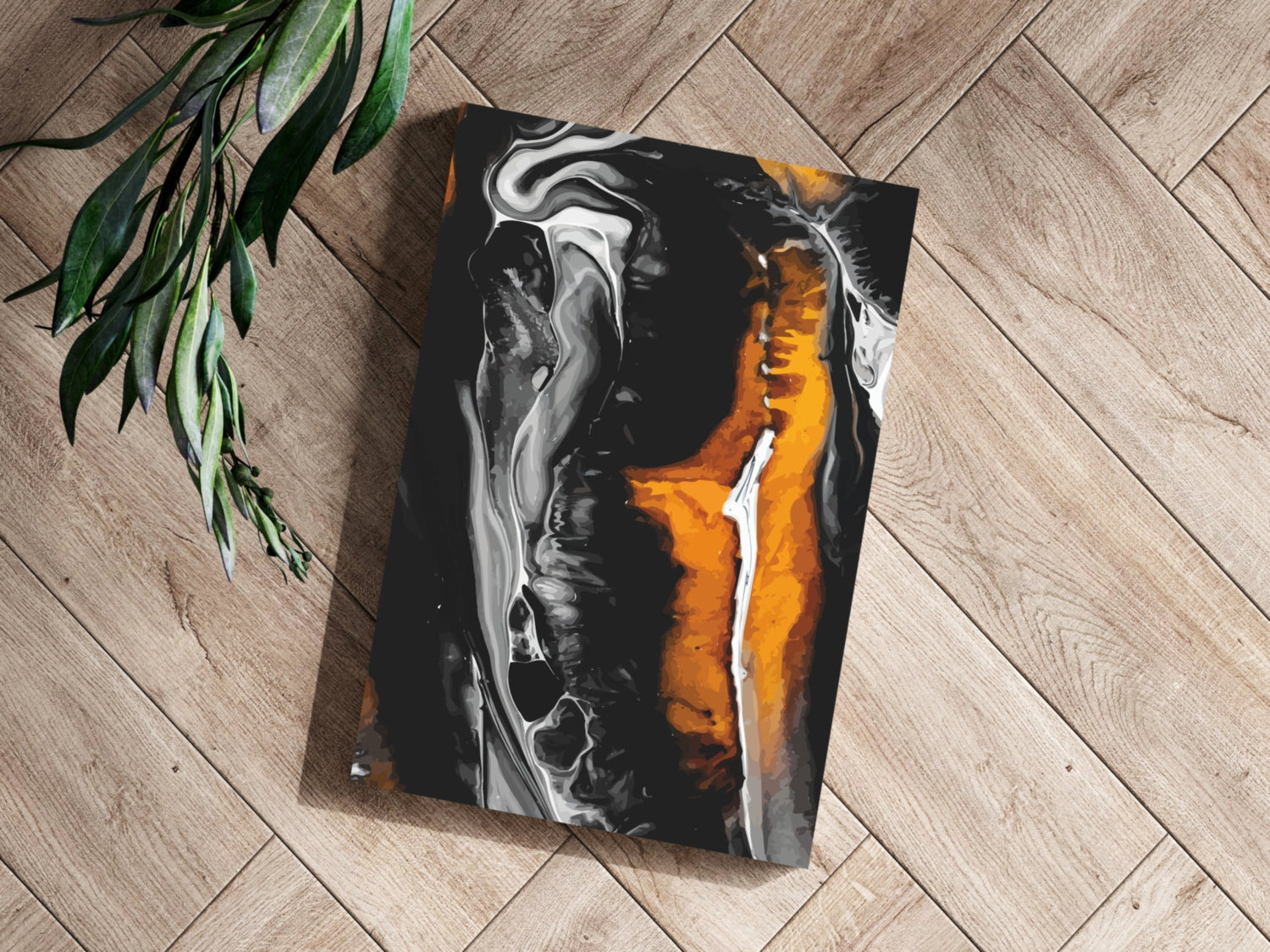 Abstract Marble Pattern V3 Aluminum Print