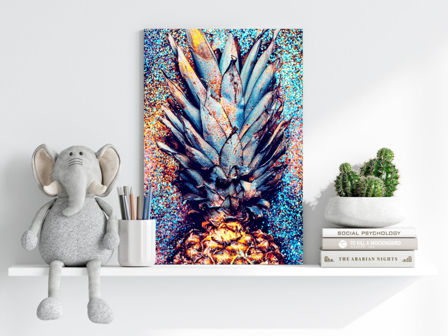 Pineapple Aluminum Print