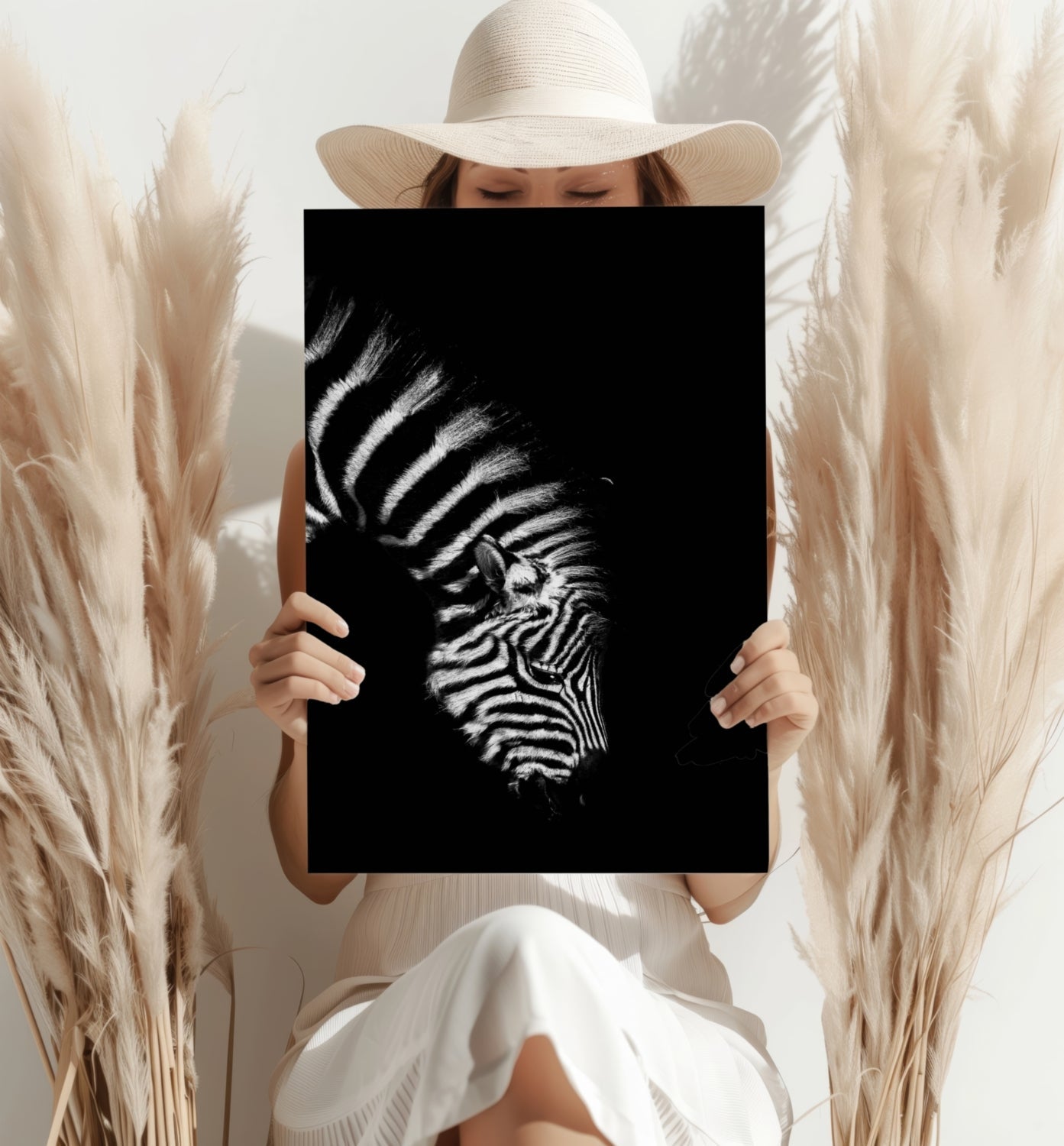 Zebra Aluminum Print