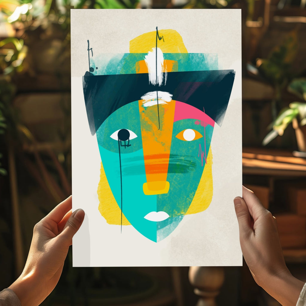 Contemporary Art V2 Aluminum Print