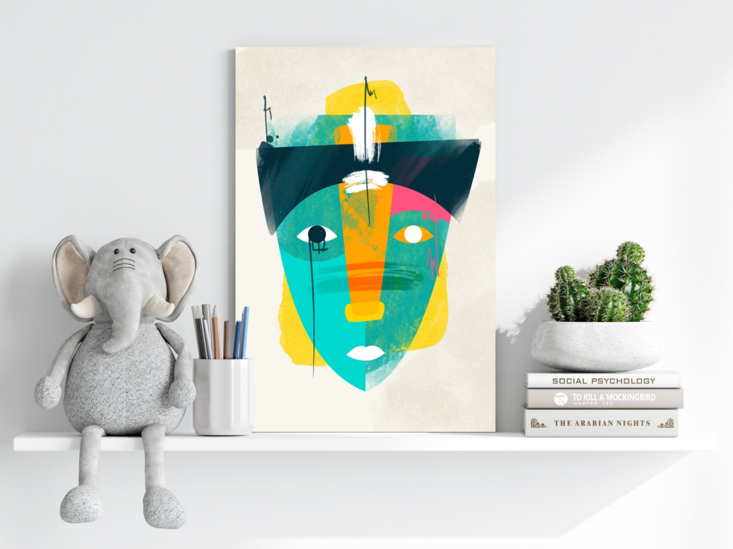 Contemporary Art V2 Aluminum Print