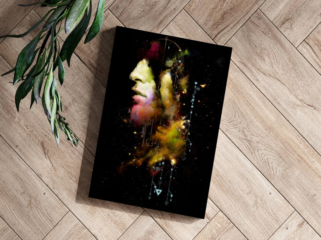 Abstract Man Aluminum Print