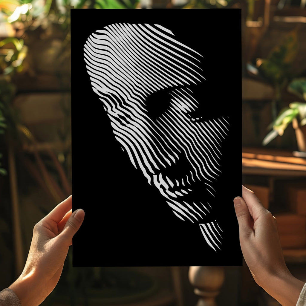 Abstract Statue Aluminum Print