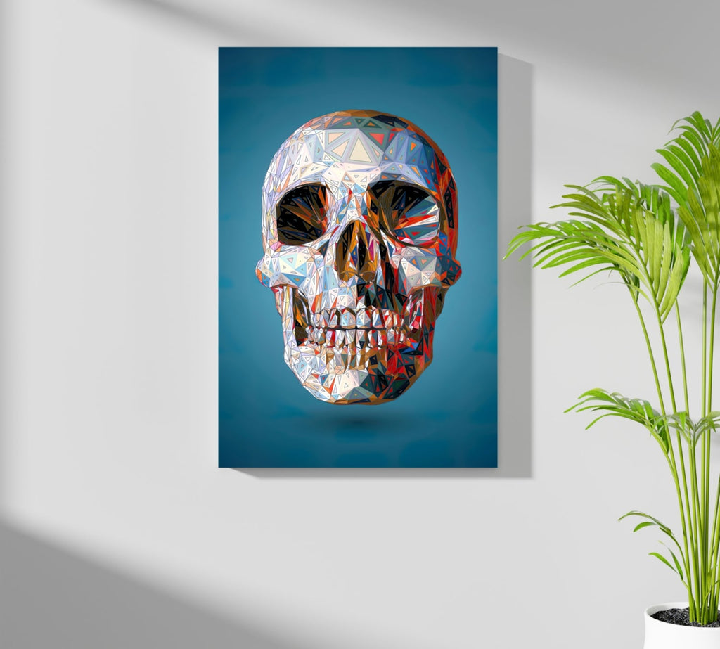 Skull Aluminum Print