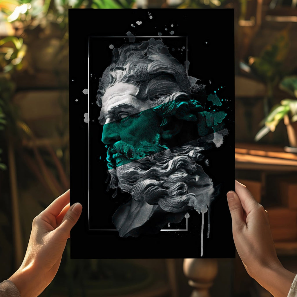 Poseidon Emerald Aluminum Print