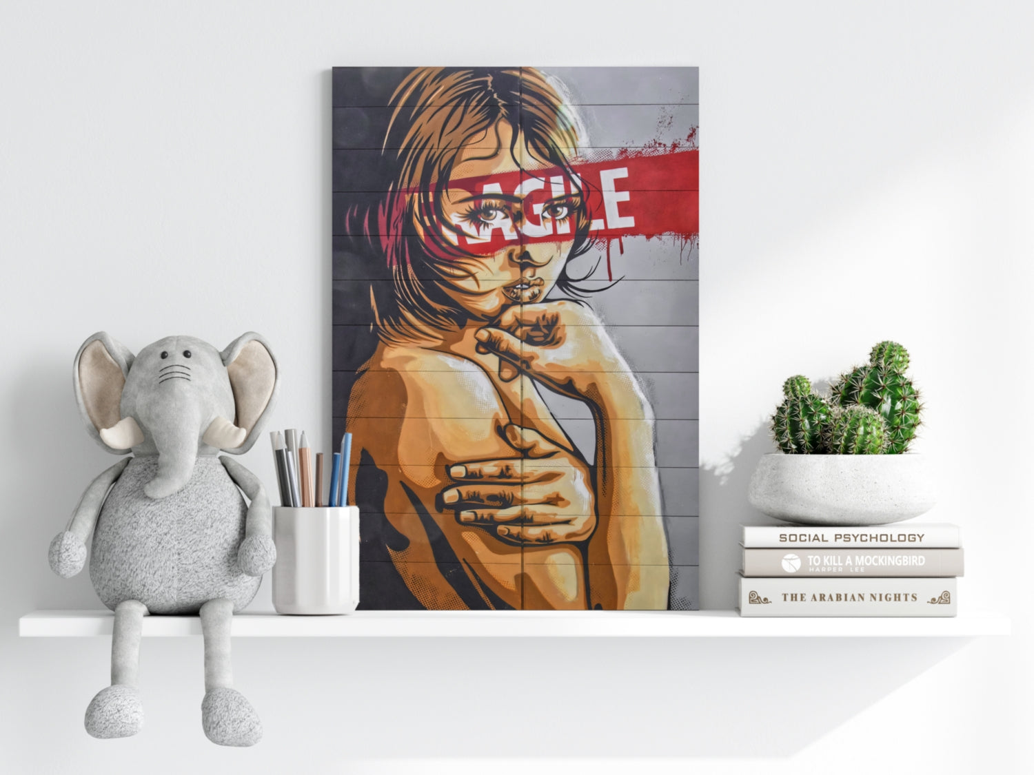 Fragile Aluminum Print