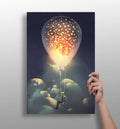 Dream Bulb Aluminum Print