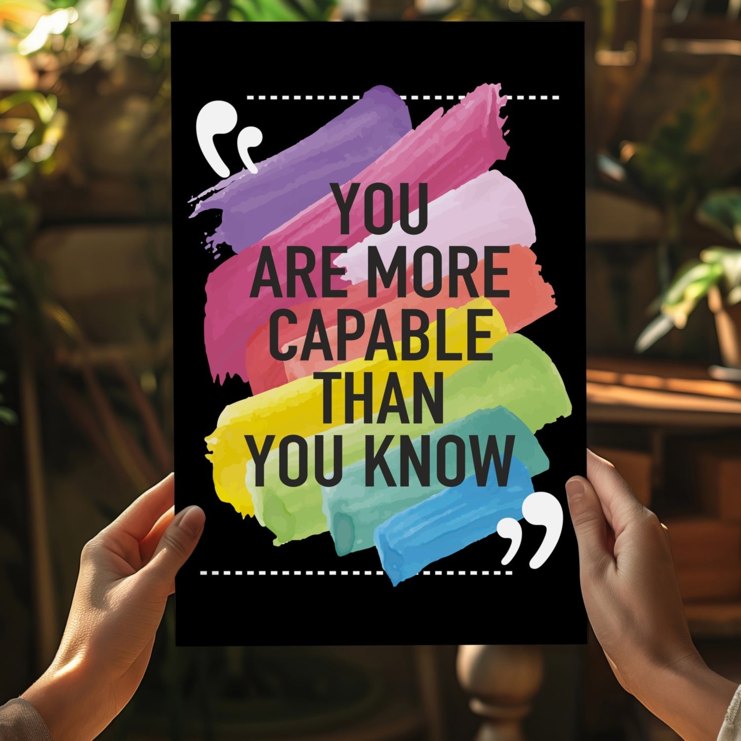 You Are Capable Aluminum Print