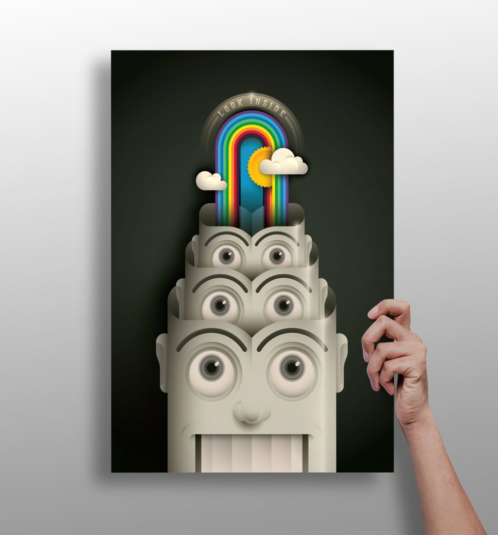 Colorful Mind Aluminum Print