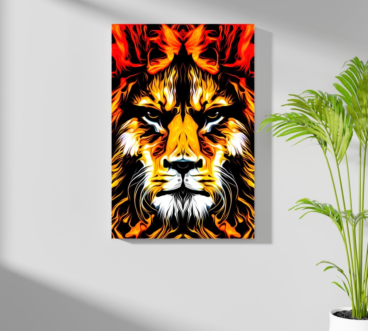 Lion Aluminum Print