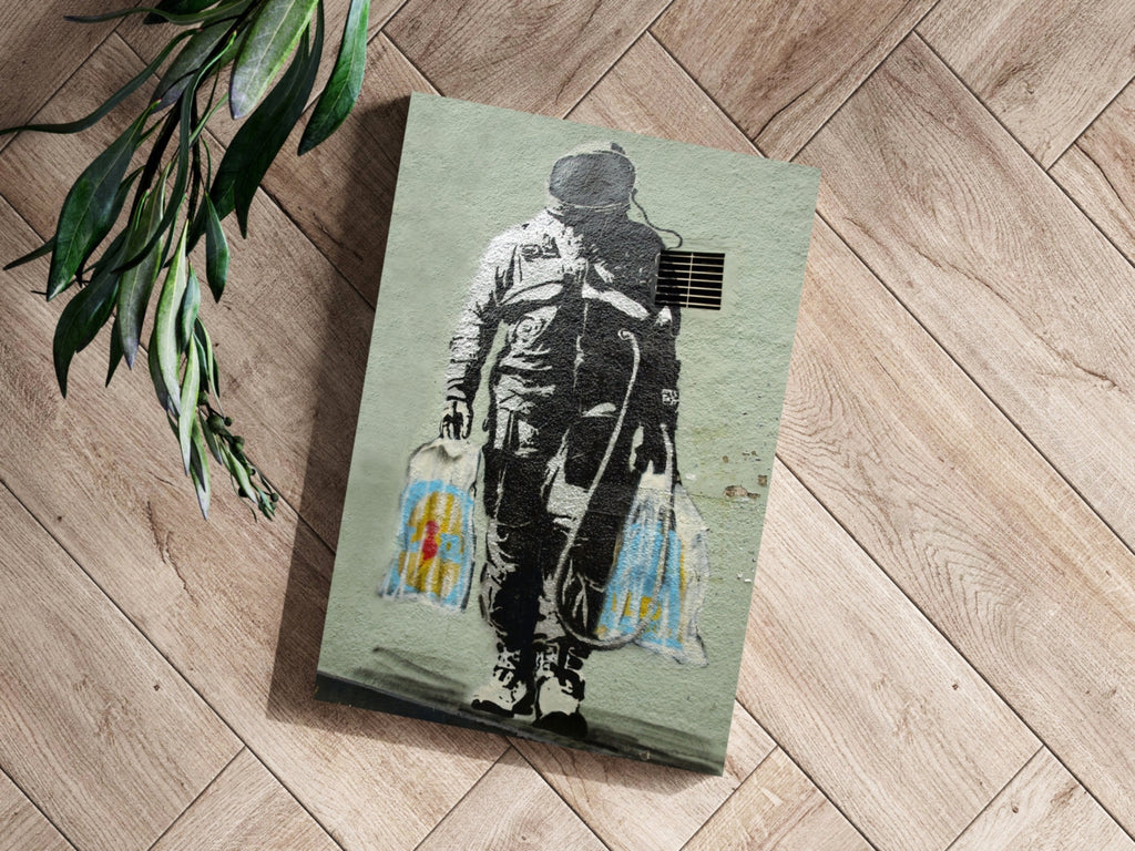 Space Grocery Aluminum Print